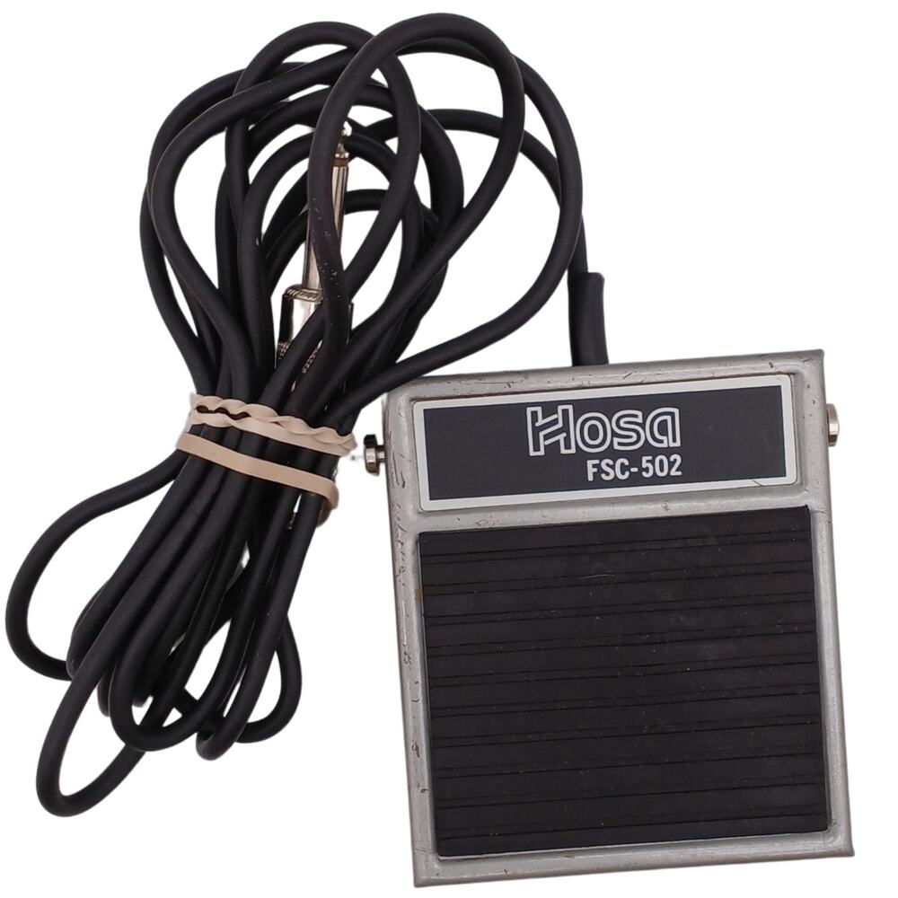 Hosa FSC502 Momentary Footswitch, Normally Open, 1/4 TS Works Great